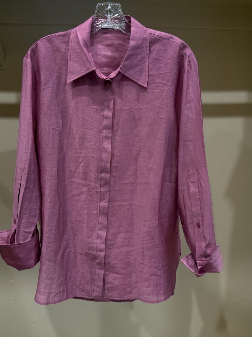 MNG Long Sleeve Blouse Size 8